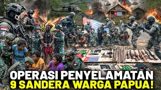 DRAMATIS, OPERASI PENYELAMATAN 9 SANDERA DIMULAI!? TNI-POLRI Sergap Markas KKB di Yahukimo & Mimika
