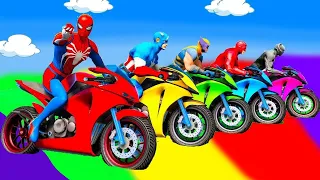 الرجل العنكبوت انقاذ باتمان Spider-Man Rescue batman vs iron man vs venom funny Game GTA 5 superhero