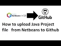 Save your Java Project to Github using Apache Netbeans 14