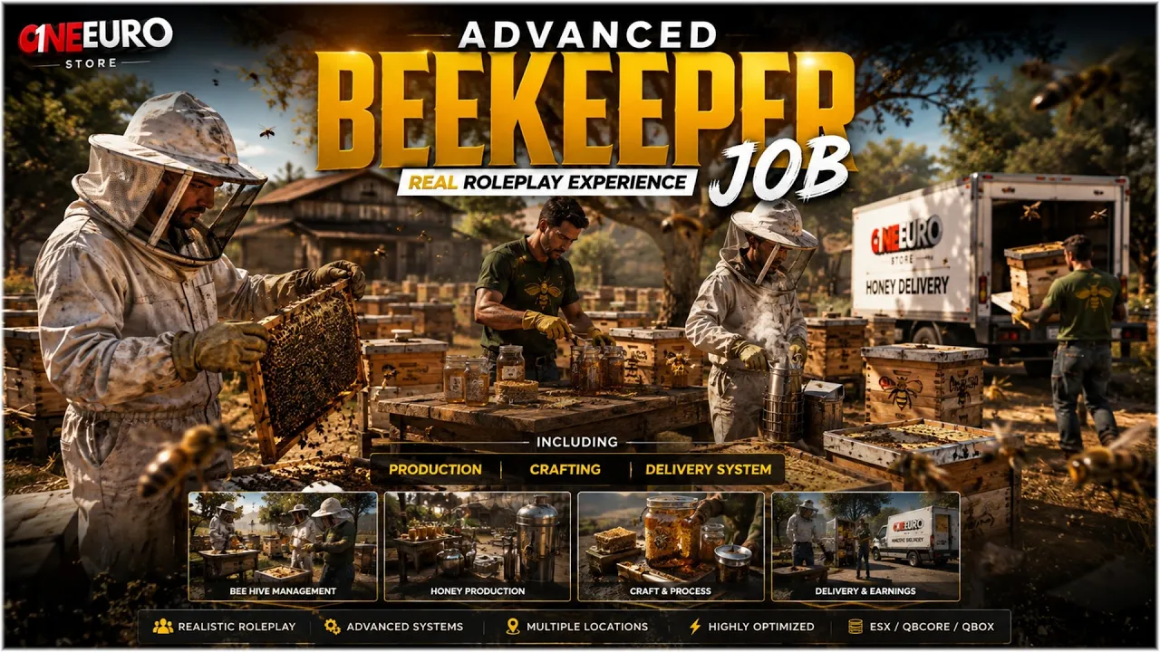 ADVANCED BEEKEEPER JOB [QB | QBOX | ESX]