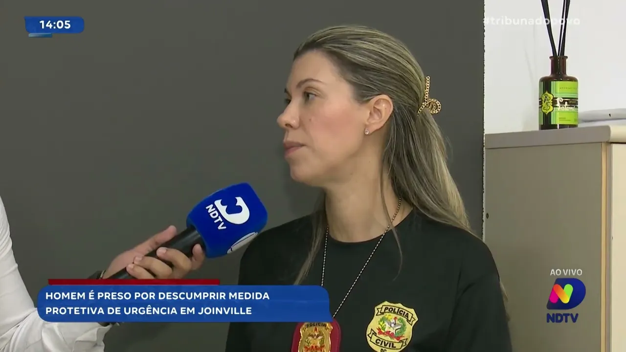 Homem é preso por descumprir medida protetiva de urgência em Joinville