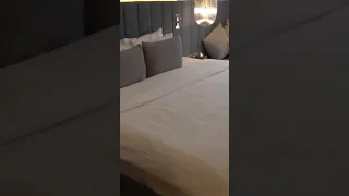 غرف النوم فى فندق سي سنترال النخلة دبى 