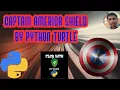 Captain America Shield by PYTHON PROGRAMMING LANGUAGE PYTHON TURTLE PROJECT by ARNAB JANA