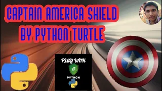 Captain America Shield by PYTHON PROGRAMMING LANGUAGE PYTHON TURTLE PROJECT by ARNAB JANA