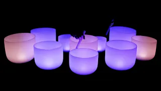Let Go of Tension Crystal Bowls Deep Sleep & Chakra Healing 432Hz Sound Bath