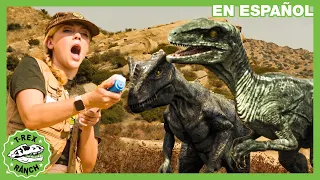 Parque de T-Rex | ¡Dos Dinosaurios Nos Atacan! ¡CORRE! | Videos de dinosaurios y juguetes para niños