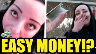 public agent raven haired rock fan s shocking deal outside social experiment 