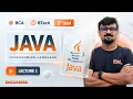 JAVA BCA BTECH Semester 5 Lecture 1