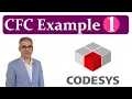 CODESYS CFC programming example - Tank Simulation