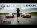 Download Lagu TRACK ATTACK | Alfa Romeo 4C vs Giulia Quadrifoglio Drag Race