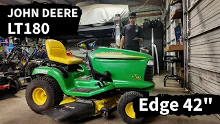 John Deere LT180 42 Edge Deck Belt Replacement Step-by-Step Guide