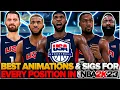 BEST ANIMATIONS TO USE IN NBA 2K23