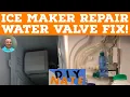 Refrigerator Ice Maker Repair Water Valve Not Filling Surprising Fix MFI2665XEM7