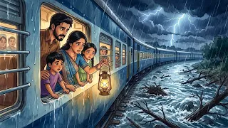 🚂 90s में ट्रेन से नानी के घर का सफर | गांव में क्रिकेट खेलना 😃 | 90s Nostalgia Ghibli Style