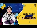 Instance variables vs Class variables in Python Crack IT with Anu - Tutorial