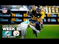Miami Dolphins vs Pittsburgh Steelers Game Highlights | 2025 NFL Season Week 15