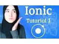 Part 1 Ionic Framework - Tutorial N 01 how to create first app ionic Basic