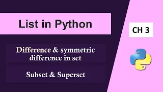 Set Operations in Python Set Comparisons in Python Set in Python