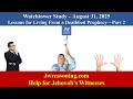 Download Lagu Watchtower Study - August 31, 2025 - Lessons for Living From a Deathbed Prophecy​—Part 2