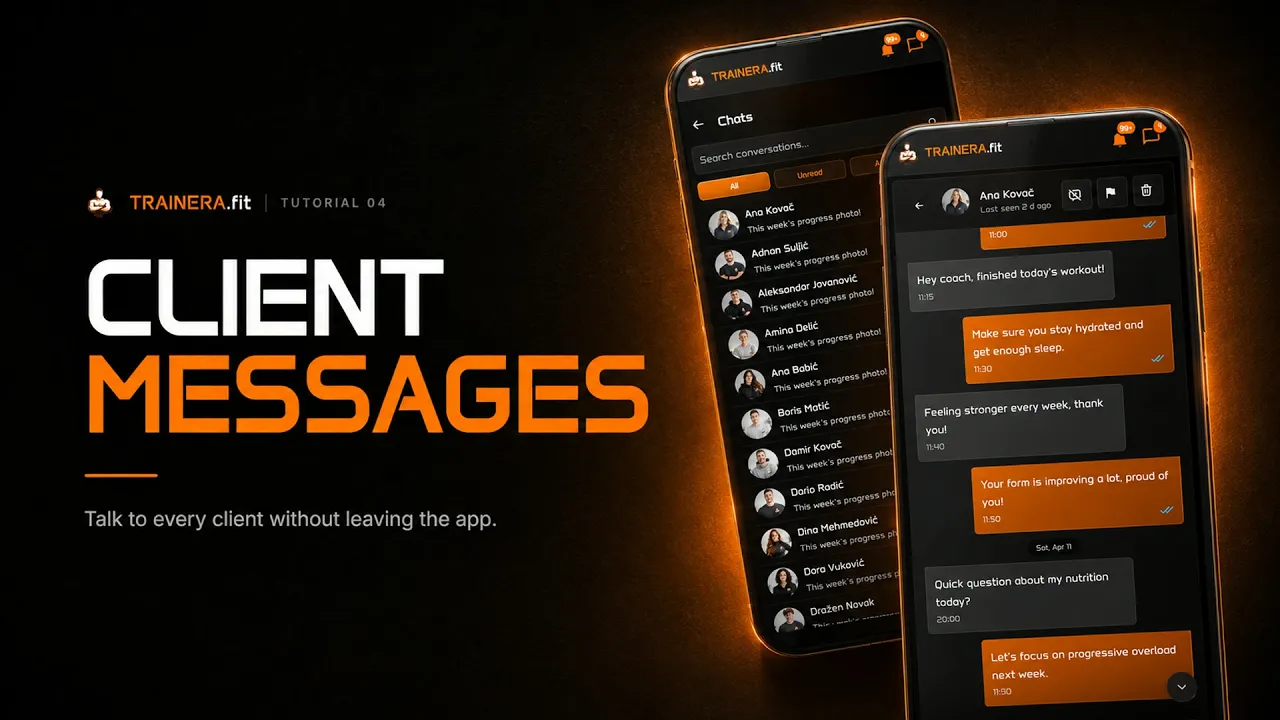 Messages: every client conversation in one inbox