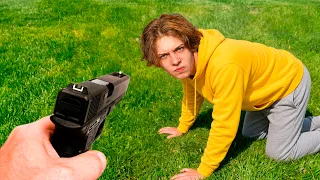 Forcing My FRIENDS To TOUCH GRASS