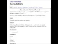 CSES Introductory Problems Permutations