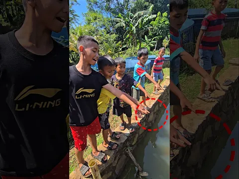 BOCIL KAGET LIHAT SESUATU DIDALAM KOLAM🤯
