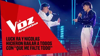 Luck Ra y Nicolás Behringer pusieron a bailar a todos: "Que me falte todo" - La Voz Argentina 2025