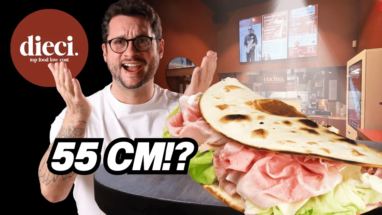 55 CM? ASSAGGIO IL ROTOLO PIU LUNGO DI MILANO - DIECI