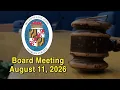 Board Meeting - August 11 2026