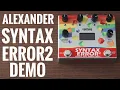 Alexander Syntax Error2 Demo