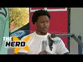 Brandon Marshall with high praise for Julian Edelman THE HERD