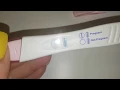 Live Pregnancy Test 11DPO Finally a line Part 1 Morning