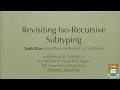 COVID Revisiting Iso-Recursive Subtyping
