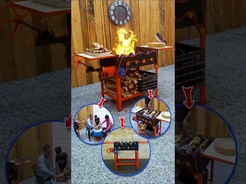 Spinning Grill 💯 % 😱 ♻️