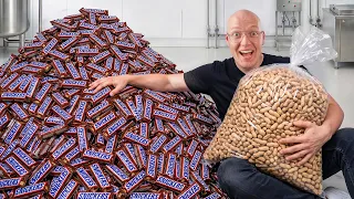 СКОЛЬКО ПОЛУЧИТСЯ SNICKERS ИЗ 1 МЕШКА АРАХИСА ?