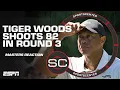 Reaction to Tiger Woods 82 in Round 3 of 2024 Masters SportsCenter