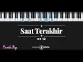 Download Lagu Saat Terakhir - ST 12 (KARAOKE PIANO - FEMALE KEY)