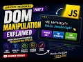 JavaScript Fundamentals Part 2 DOM Manipulation Explained