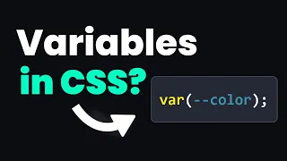 CSS Variables Custom Properties Tutorial for beginners