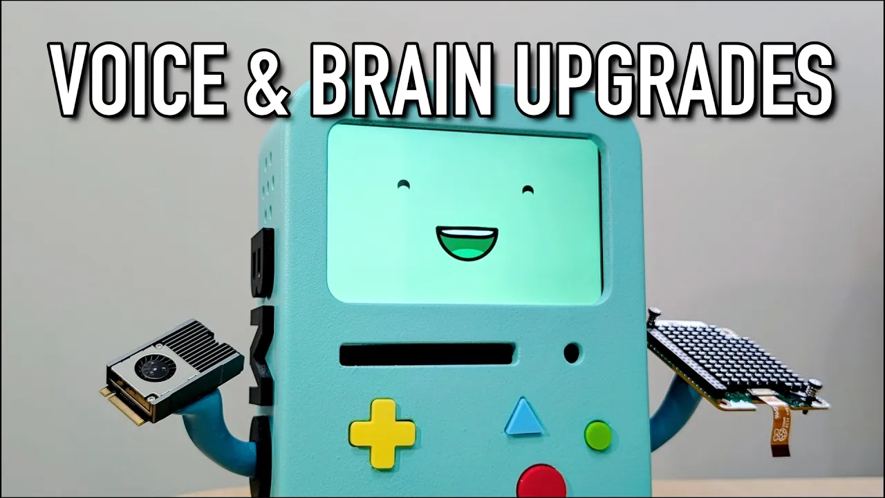 I upgraded my BMO local AI agent's voice and brain 💛