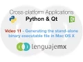 Cross-platform Applications with Python Qt 11 - Compiling a stand-alone binary file
