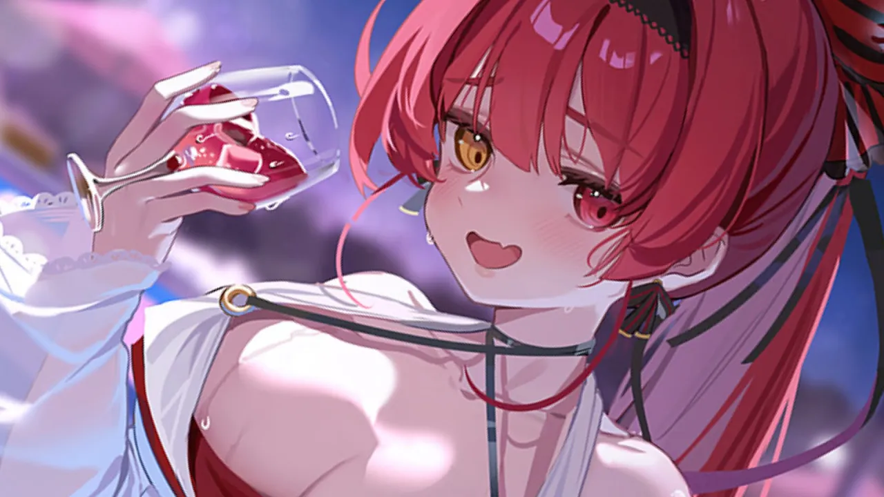 【メンバーシップ限定】ラブラブ晩酌💘【ホロライブ/宝鐘マリン】