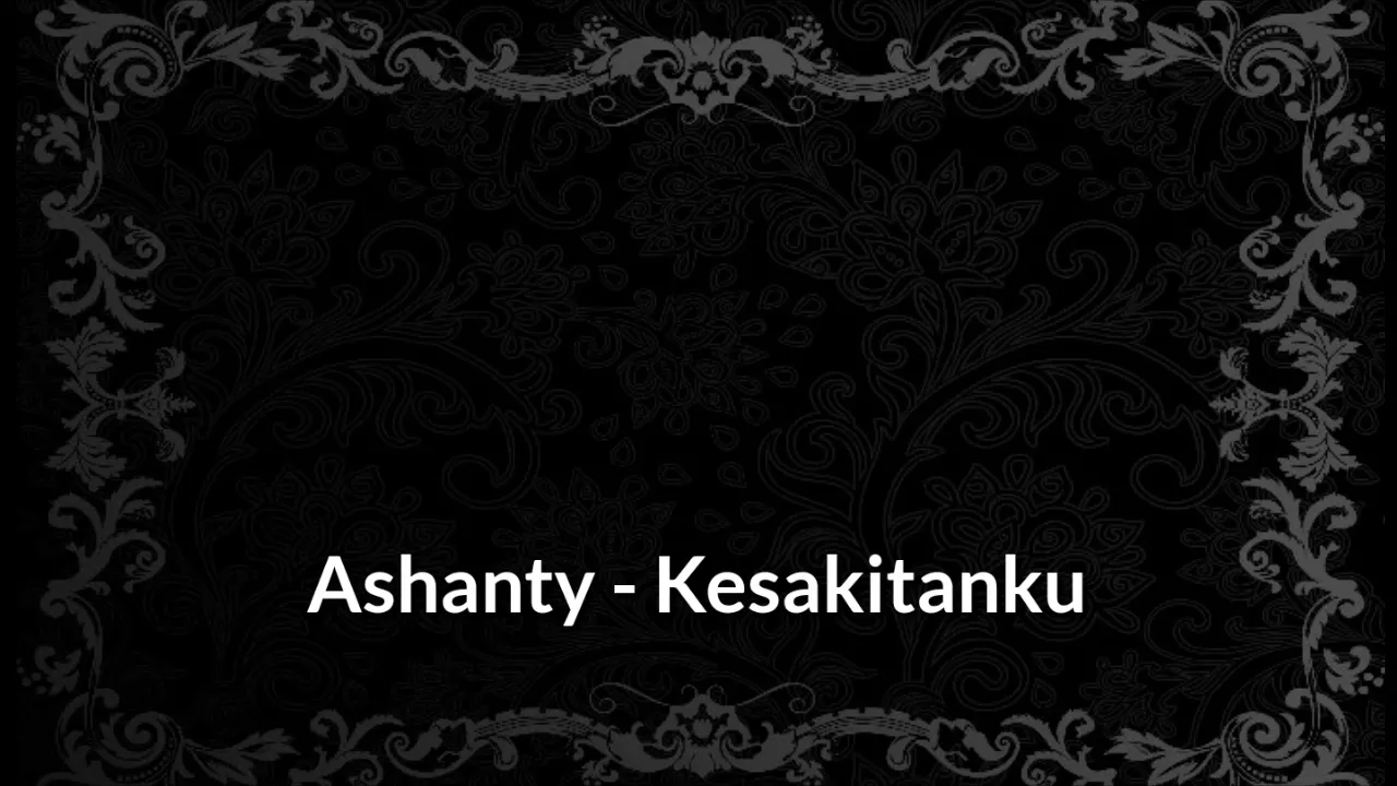 Ashanty - Kesakitanku (LIRIK)