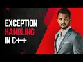 Lecture 26 Exception Handling in C Object Oriented Programming OOP by Mujahid Husnain