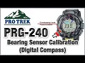 PRG-240 PAG-240 PROTREK 3246 Compass Calibration - Digital Compass