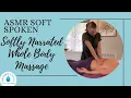 Softly Narrated Whole Body Massage and Facial for a Deep Relaxation Unintentional ASMR Real Person