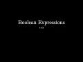 Boolean Expressions - Logic Laws OCR Computer Science