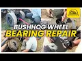 Learning How to Replace Wheel Bearing on Bushhog 2615 Legend