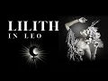 Black Moon Lilith in Leo in Astrology Lilith in Leo
